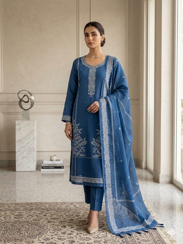 Mul Chanderi Suit