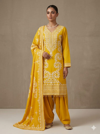 Elegant Muslin Suit
