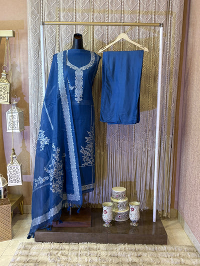 Mul Chanderi Suit