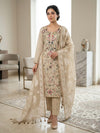 Elegant Floral Cotton Suit