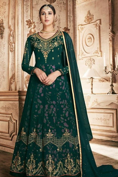 Emerald Enchantress Anarkali