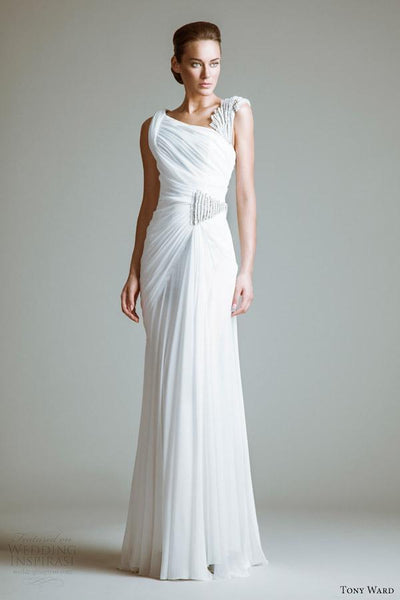 Grecian Goddess Drape Gown